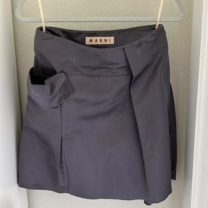 Marni asymmetrical mini skirt size 40